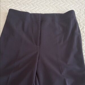 Ann Taylor The Lana Navy High-Waist Tailored Pants